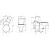Унитаз напольный IDEAL STANDARD Space E717201